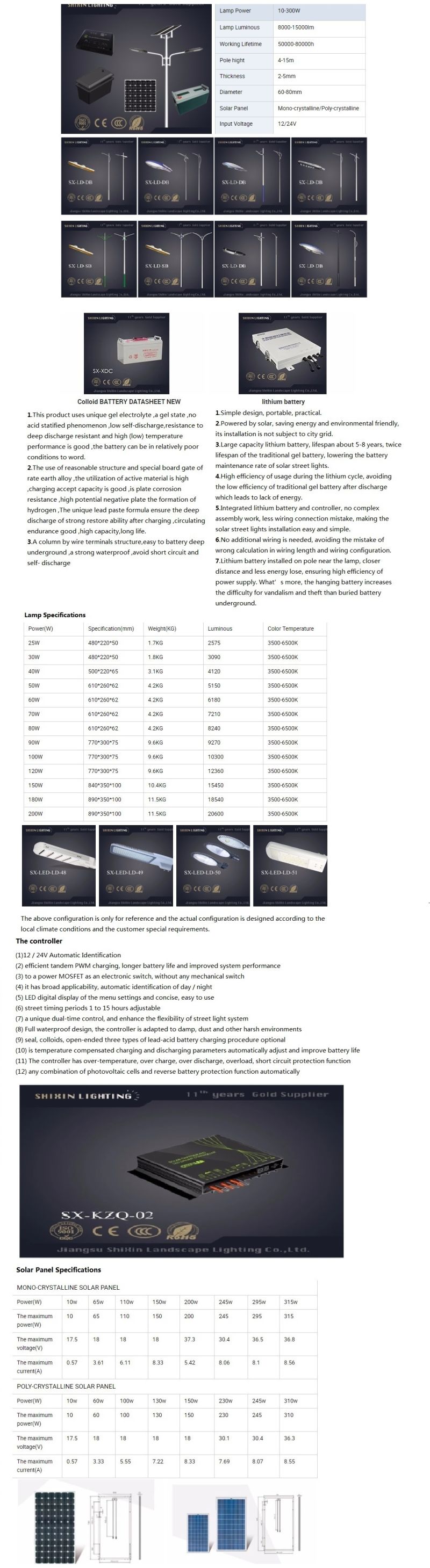 400W High Pressure Sodium Street Light 3500K