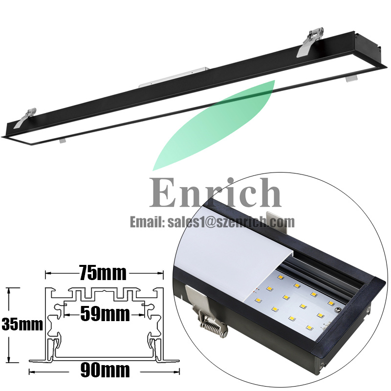 Recessed Light LED - LED Recessed Lighting Kits 90mm Width 35mm Height