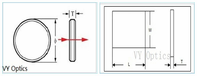 Optical Glass Window Lens Custom Made Factory Offer Optical Window