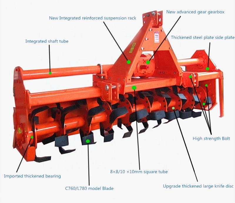 Farm Equipment Tiller/ Rotary Cultivator for Farm Use