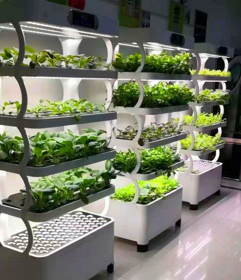 Vertical Indoor Farming Hydroponics Growing System Soilless Cultivator