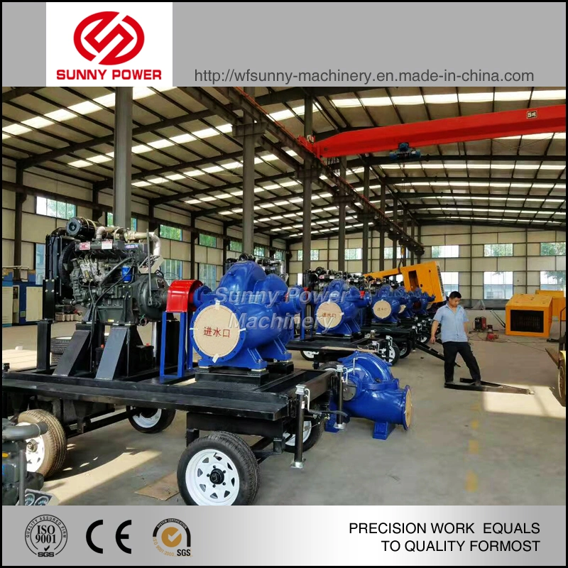 Diesel Water Pump for Power Plant with High Pressure/Trailer Optional