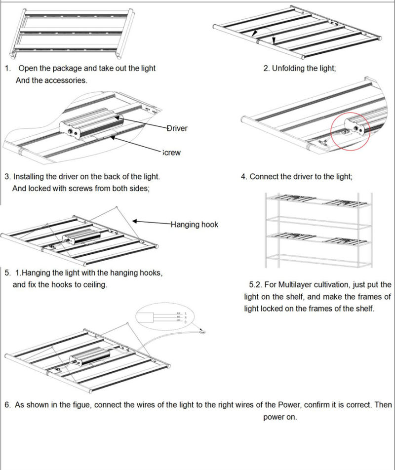 Cost-Effective Full Spectrum 630W LED Grow Light for Hemp Planting