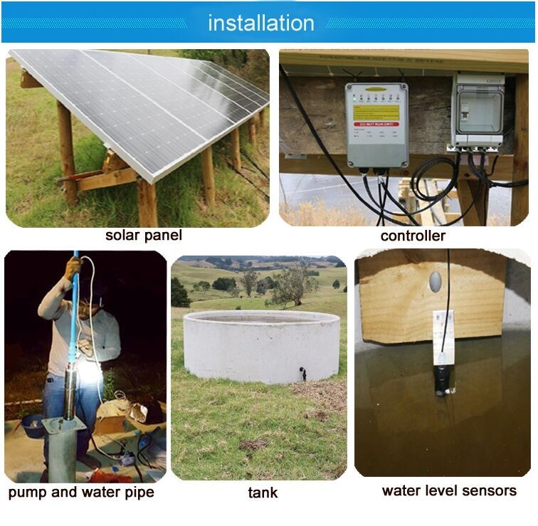 High Quality 100 Watt to 1000 Watt Solar Water Pump System