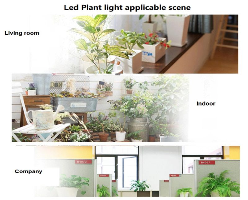 IP40 75W LED Growing Light with 360&Deg Flexible Tubes for Indoor Plants