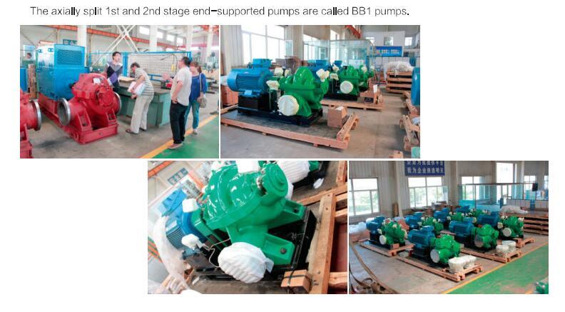 BB1 Double Suction High Flow Rate Industrial Raw Water Pump