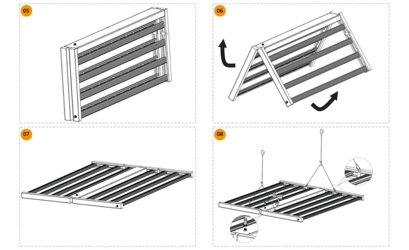 660W 880W 1000W Full Spectrum Dimmable LED Grow Light for Plants