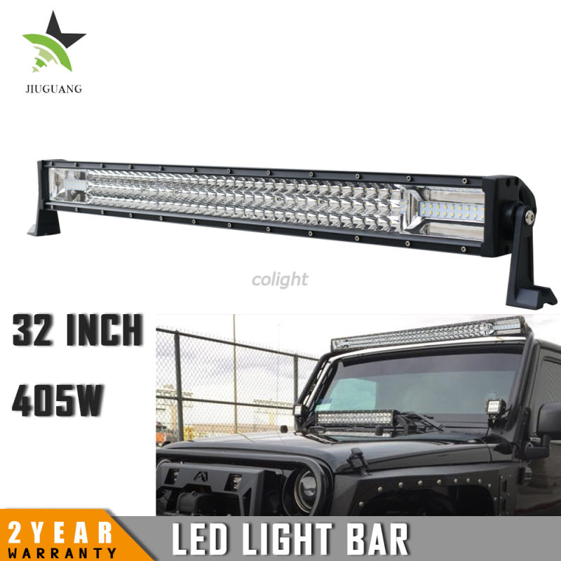 Triple LED Bar Lights Wholesale 405W 3 Rows LED Offroad Light Bar