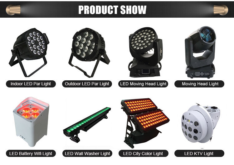 200W Pure White IP65 LED COB PAR Stage Lights