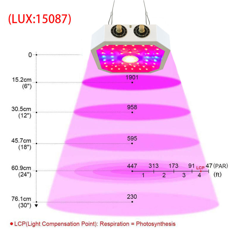 1500W Full Spectrum COB Indoor LED Plants Hydroponics Grow Lights for Indoor Plant