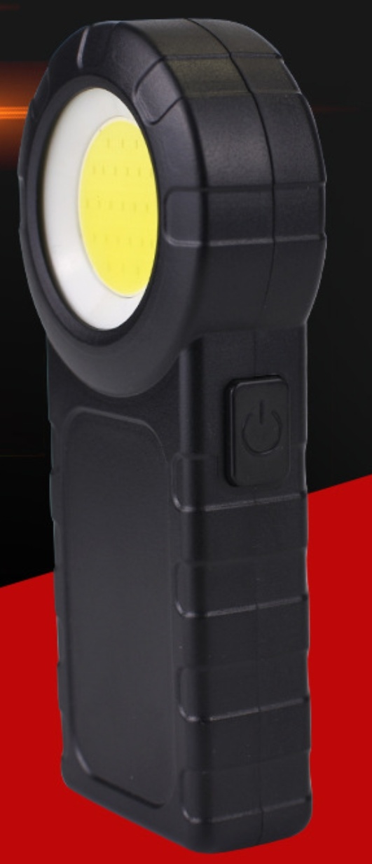 COB LED Portable Work Light 3W Inspection Pocket Lamp, Super Bright COB Handheld Flashlight Powered by 3AAA Battery