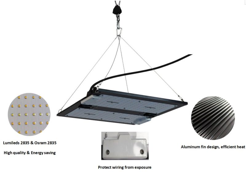 Full Spectrum 120W LED Grow Light LED PAR Light for Indoor Flower Plant Seed Cultivation Hydroponics Grow Tent & Nom