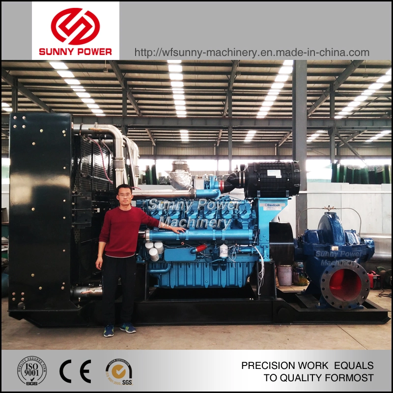 Diesel Water Pump for Power Plant with High Pressure/Trailer Optional