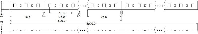 Factory Direct Sale 5050/3528/2835 SMD LED Strip Lights