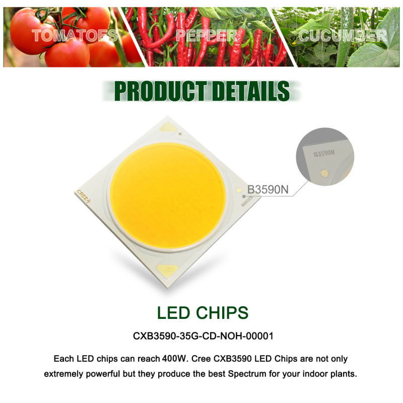 Best Full Spectrum for Plants Growing Cxb3590 LED Full Spectrum 400W Popular in Europe