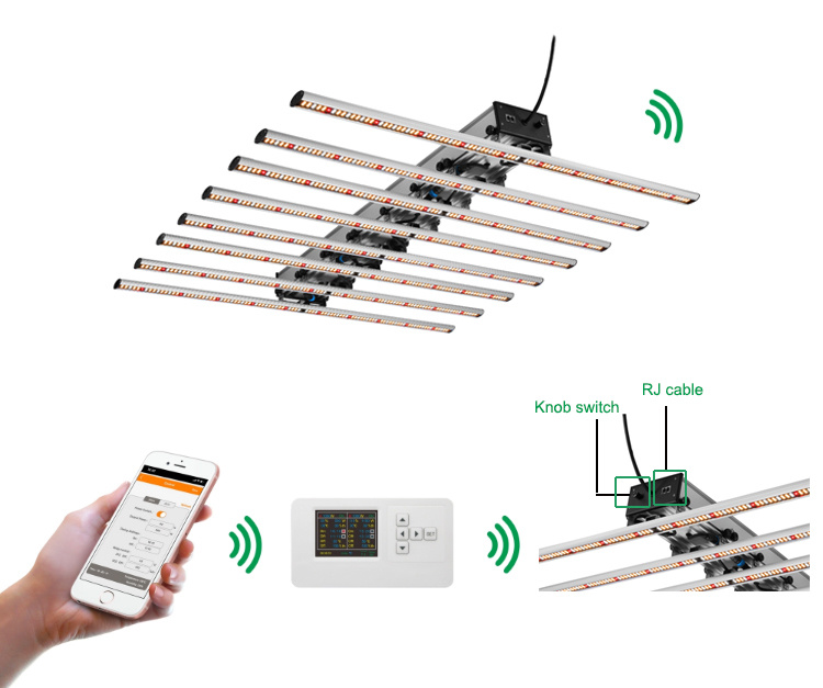 Indoor 660nm LED Grow Light 340W Grow Light Bar