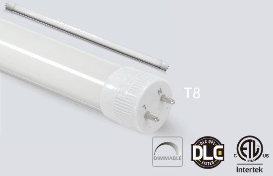 Two Ends Rotatable LED Light Bar T8 Tube