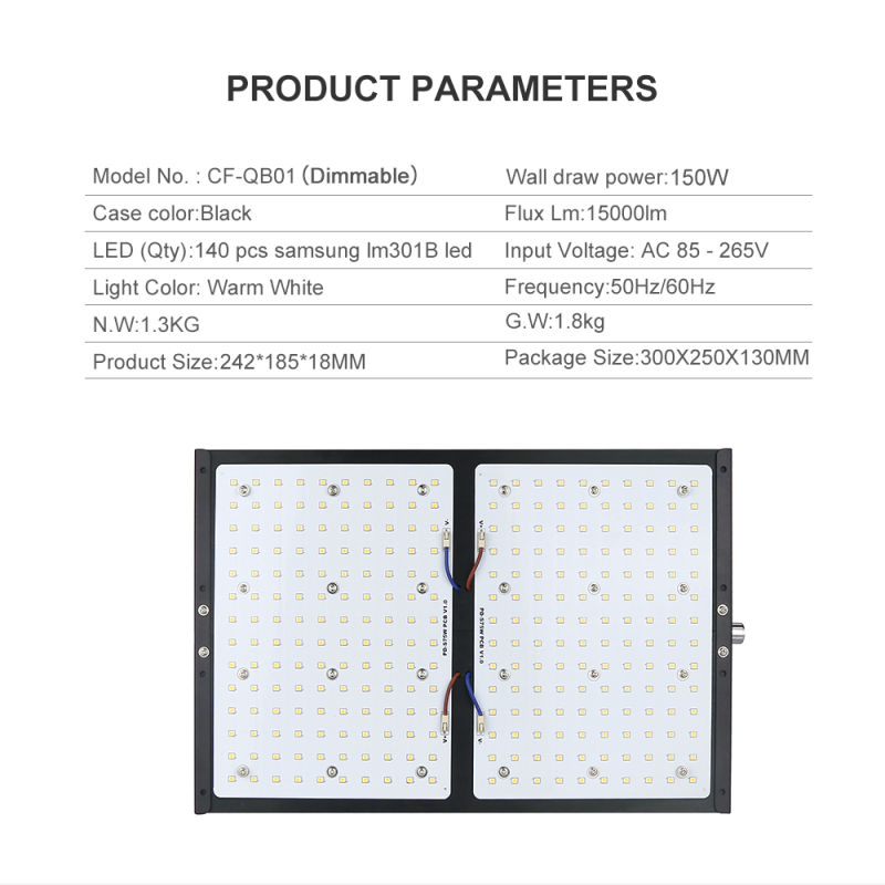 New Hot Selling Hydroponic Lm301b 150W LED Quantum Board for Growers