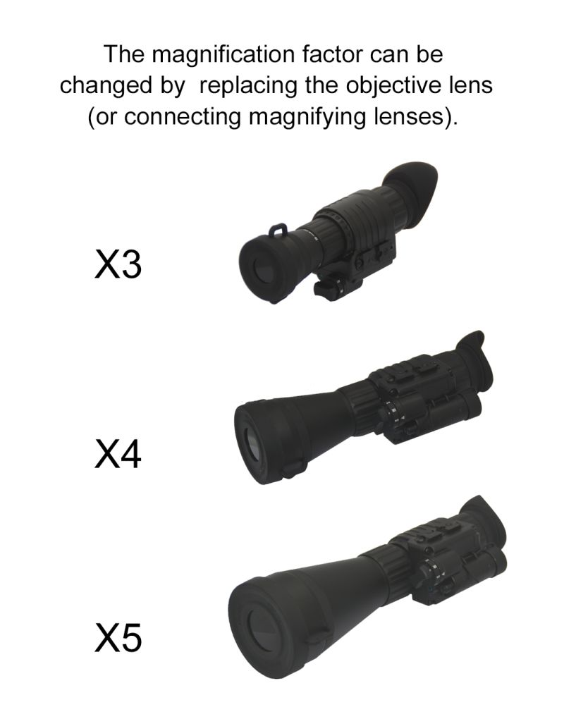 Intensifier Tube Technology Monocular Low Light Night Vision