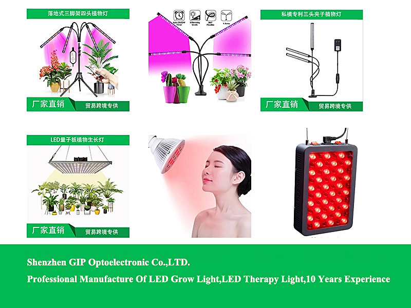 4 Heads LED Grow Light Full Spectrum Phyto Lamp USB Clip-on Grow Lamp Plants Indoor Seedlings Flower Grow Light for Grow Tent Use