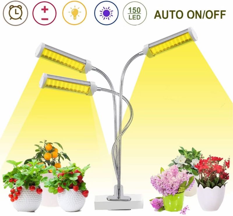 IP40 75W LED Growing Light with 360&Deg Flexible Tubes for Indoor Plants