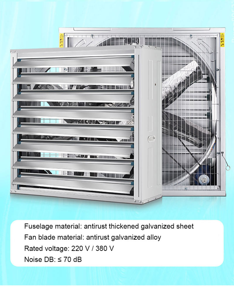 Agriculture Greenhouse Ventilation Exhaust Fan Blowing Fan for Greenhouse