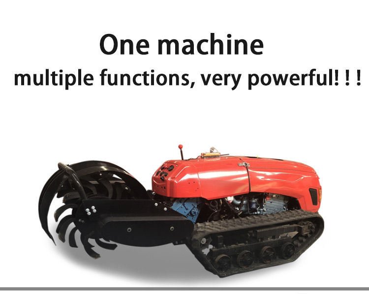 Energy Saving Growing Cultivation Automation Remote Control Ripper Cultivator Tractor for Sale