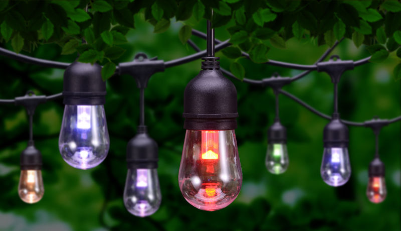 Commercial Weatherproof Christmas Patio LED String Lights