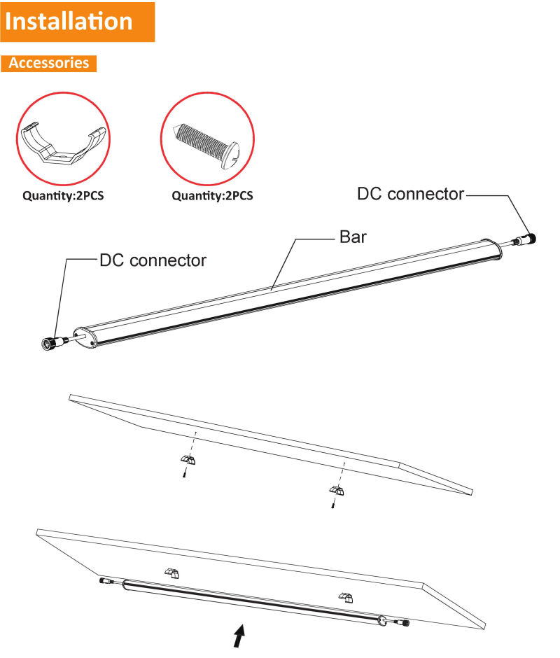 Waterproof 35W Grow Light Greenhouse LED Grow Lights for Leafy Vegetable