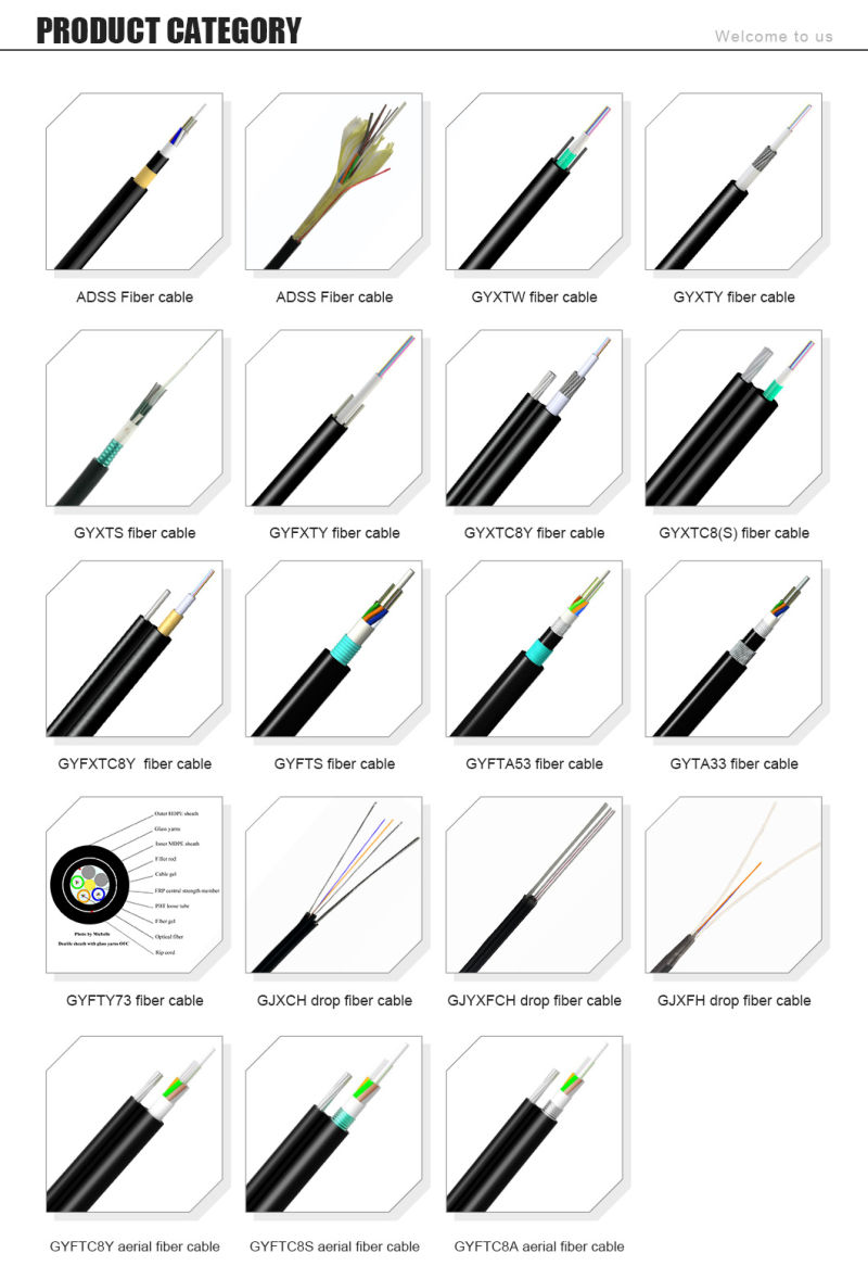 Single Mode Glass Optical Fiber G652D Fiber Optic