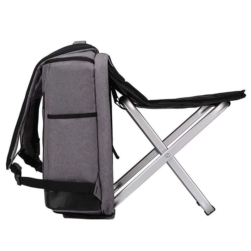 Multi-Functional Travel Folding Stool Backpack Bag with Foldable Camping Seat Combo Pack