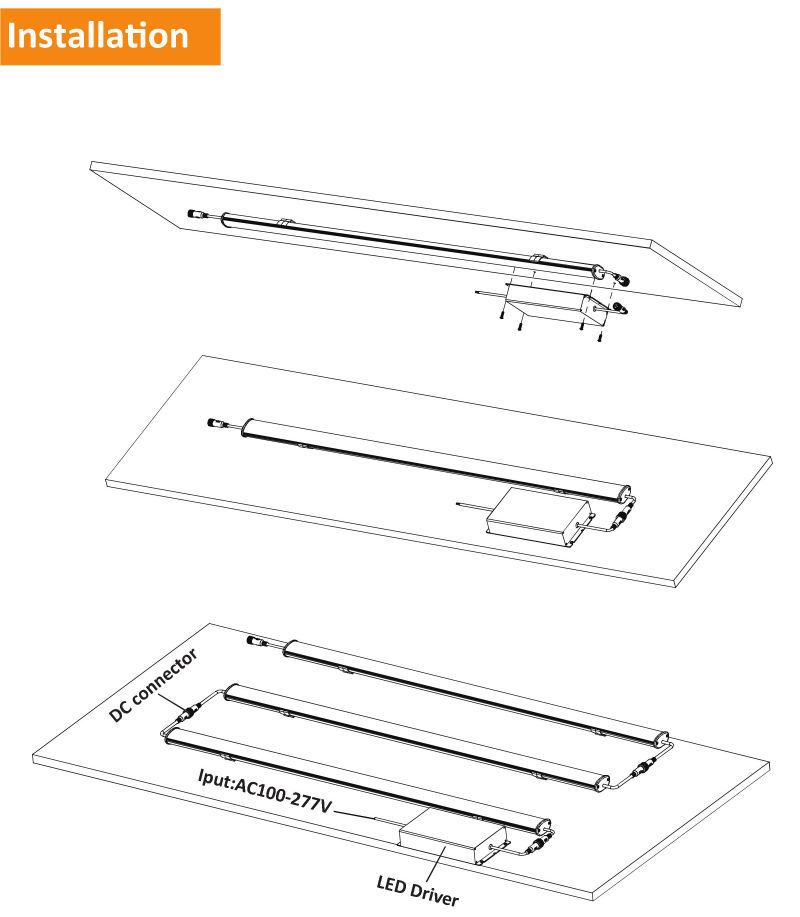 Waterproof 35W Grow Light Greenhouse LED Grow Lights for Leafy Vegetable