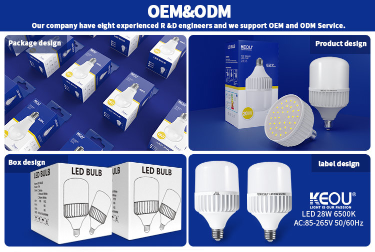 Free Sample LED Bulb Lamp PC Aluminum Light Bulb T Bulb Lamp LED Bulb 28W