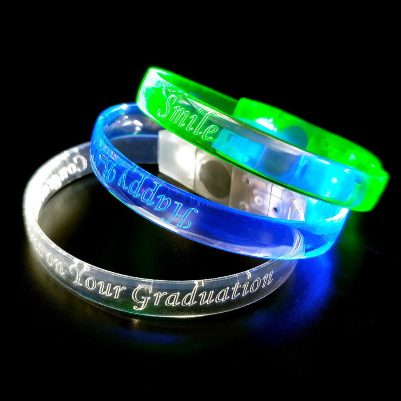 LED Light up Bracelet LED Flashing colorful Bracelet Flashing LED Wristband for Multicolor Party