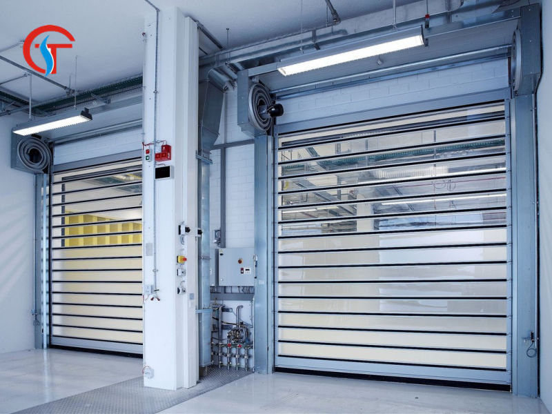 Speed Adjustable Hard spiral High Speed Metalic Doors