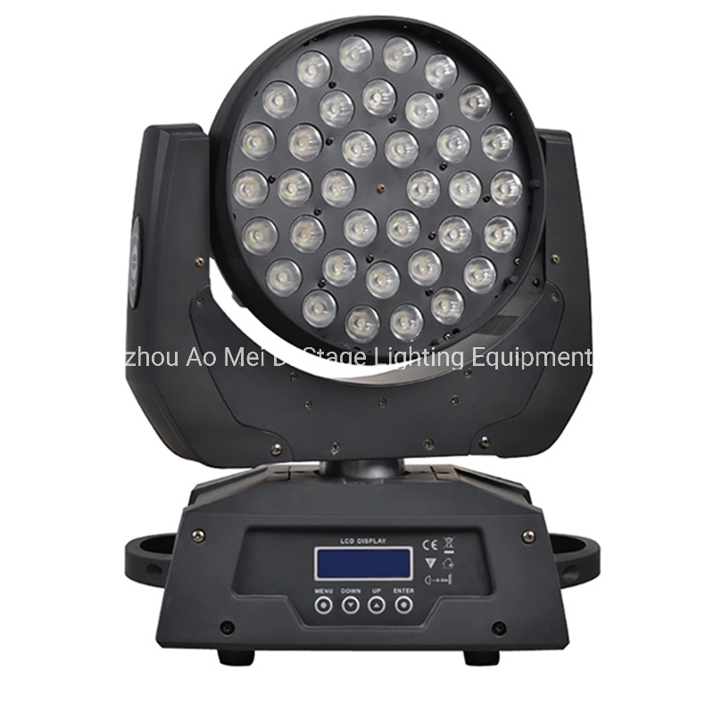 36PCS 10W LED Wash Dye Moving Head Stage Disco Lights