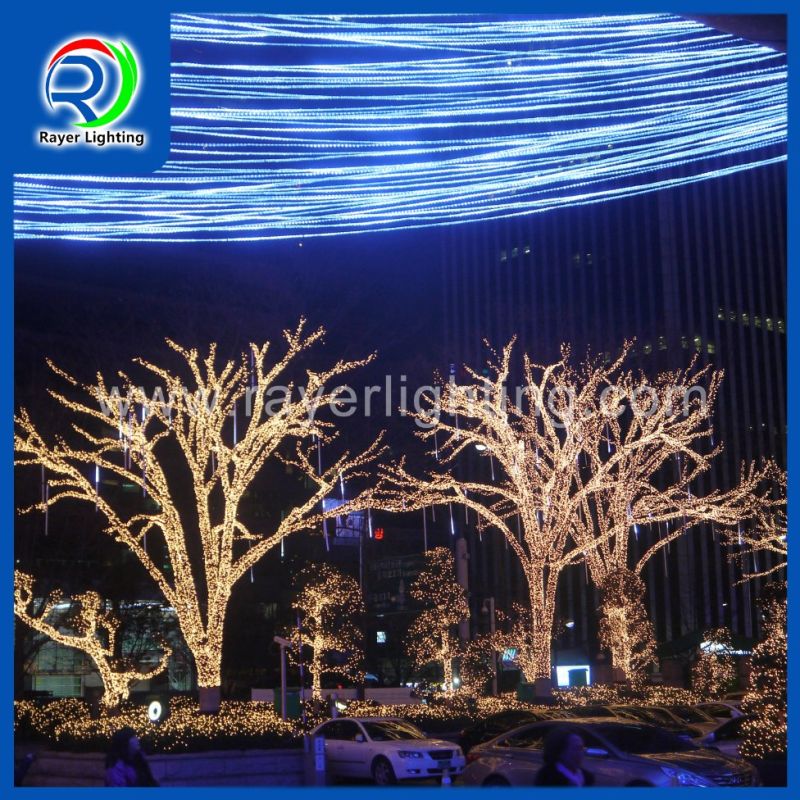 Shopping Mall Center LED Holiday Lights Crystal Ceiling Fairy Lights