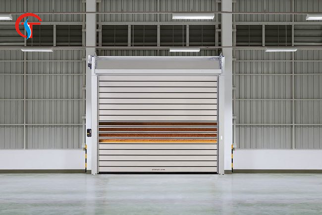 Speed Adjustable Hard spiral High Speed Metalic Doors