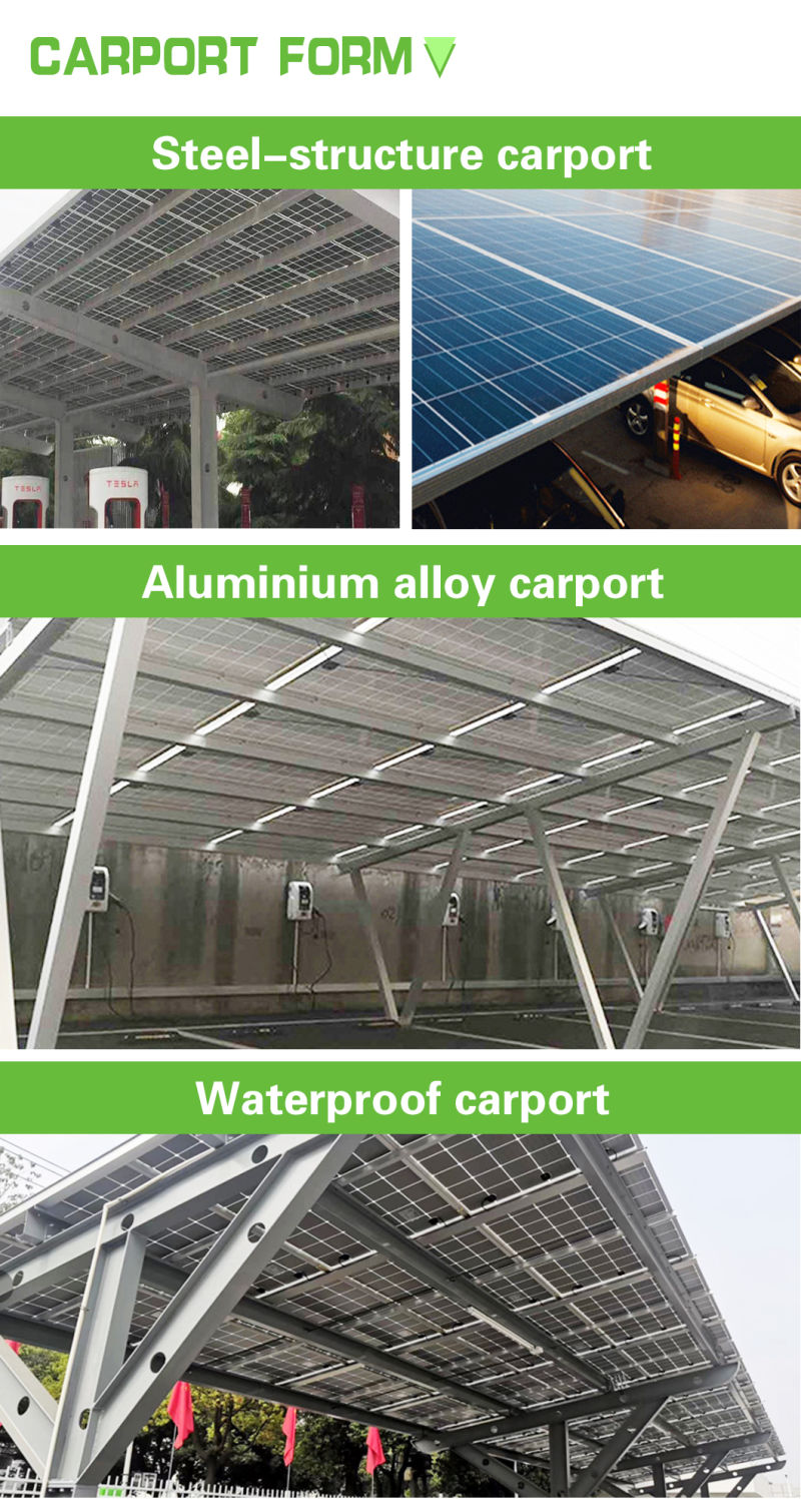 Car Parking Commercial Photovoltaic Commercial Cantilever DIY Solar Carport