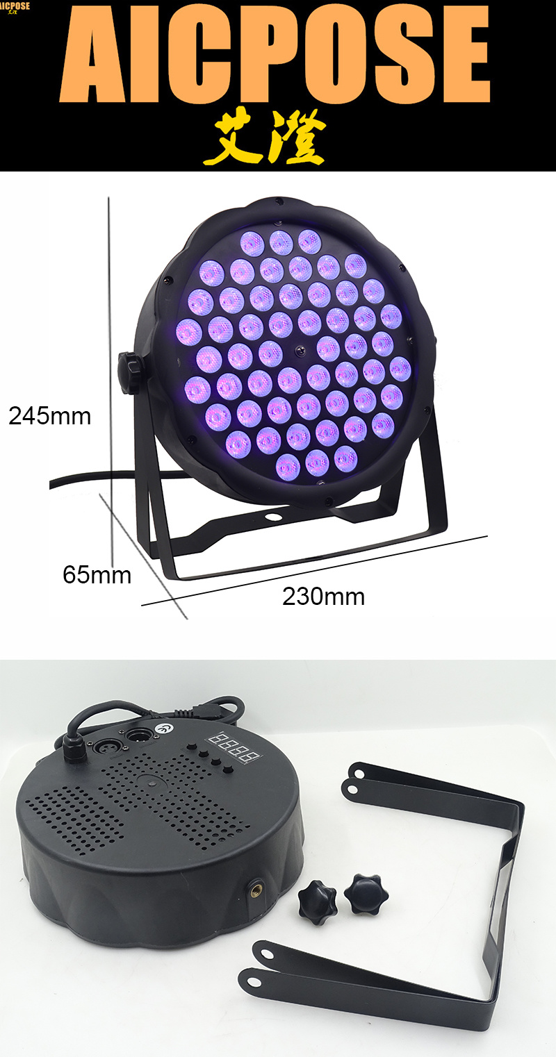 54X3w UV Light DJ Bar Party Lights Stage Staining