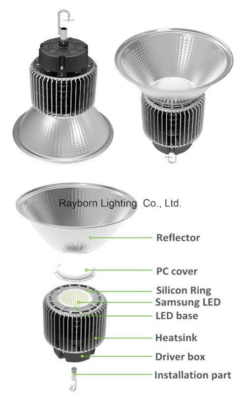 200W High Power LED Industrial Hanging High Bay Light LED Pendant Lamps