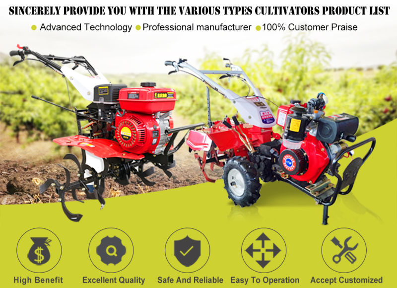 Low Failure Rate Multifunction Cultivator Small Cultivating Machine for Agriculture