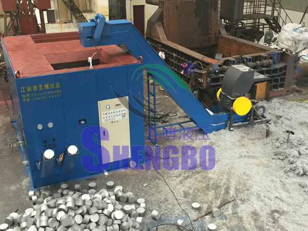 Horizontal High Output Aluminum Granules Compactor