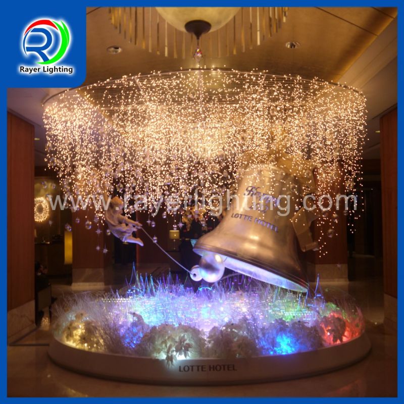 Shopping Mall Center LED Holiday Lights Crystal Ceiling Fairy Lights