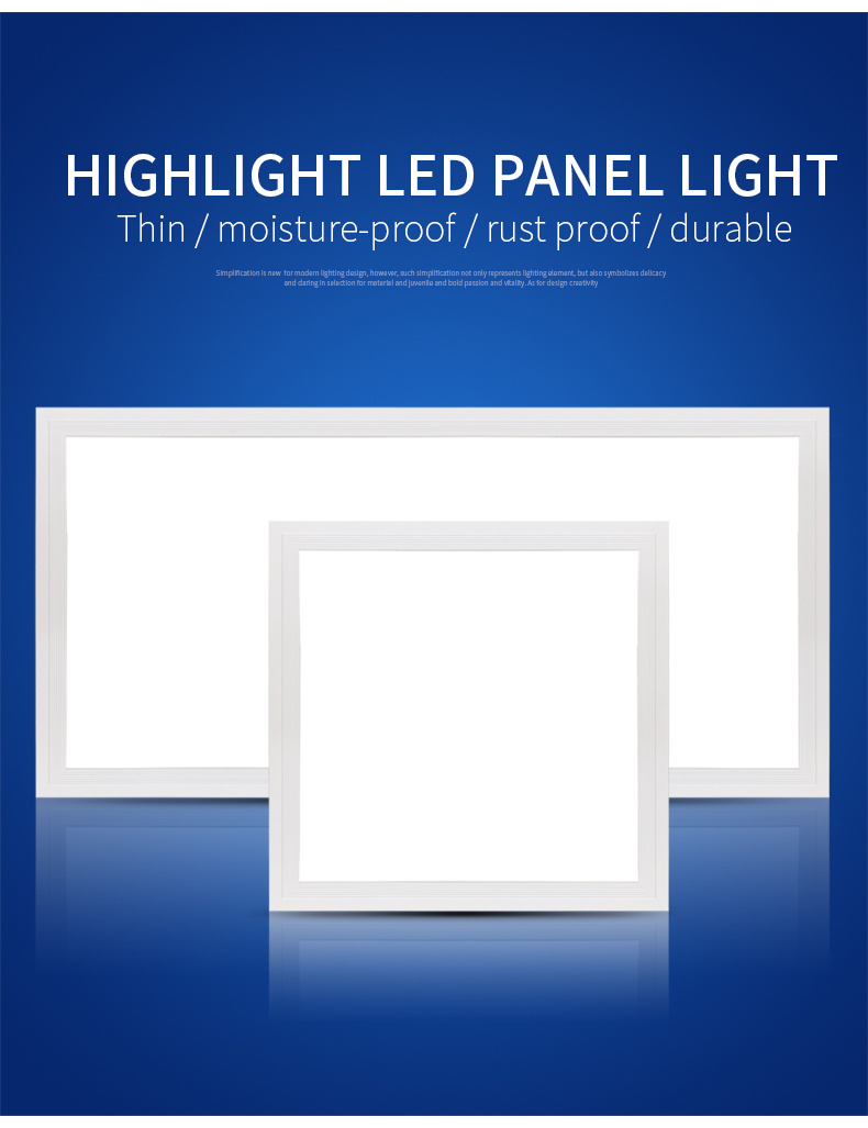 36W 48W 96W Commercial Indoor Office LED Ceiling Panel Light