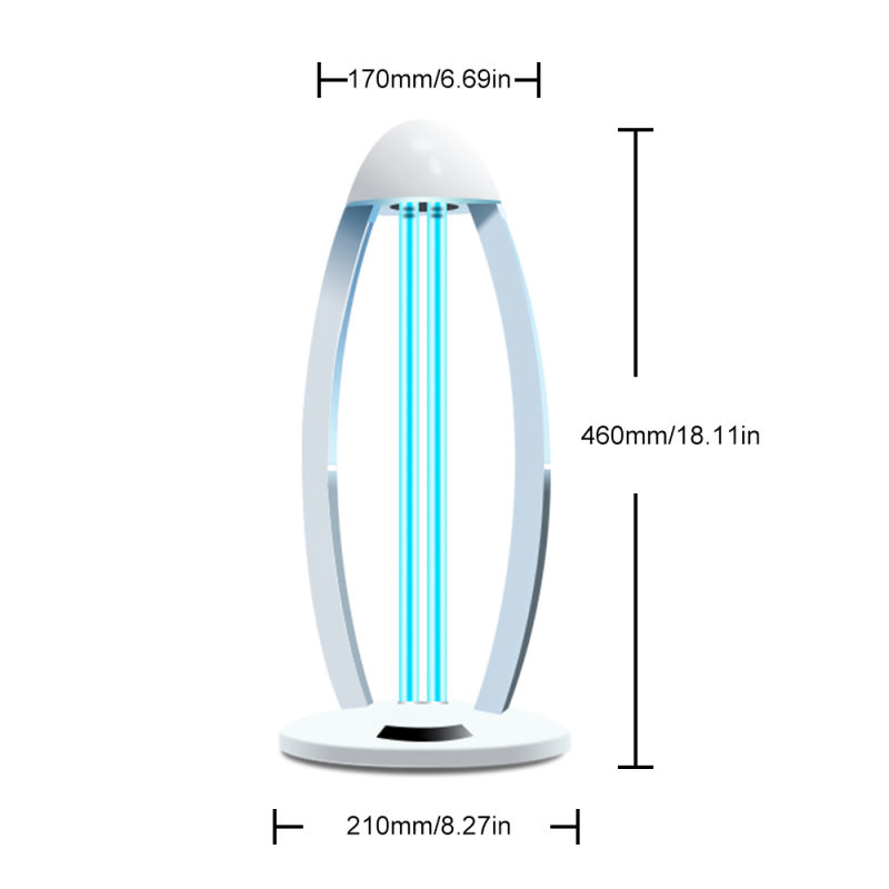 Germicidal Lamp for Sterilize Portable UV Ultraviolet Disinfection Lamp