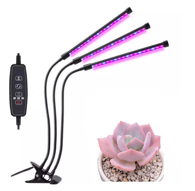 Durable Indoor Plant Growth Lamp12W LED Clip Grow Light