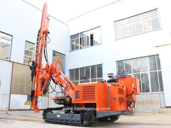 High Pressure Surface Mining Used DTH Mobile Drilling Rig for Sale