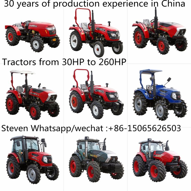 Agricultural Machine/Agricultural Powerful Farm Tractor 210HP 4WD Agricultural Equipment