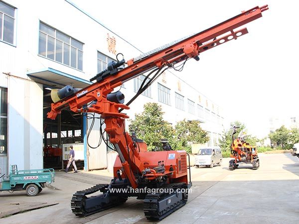 High Pressure Surface Mining Used DTH Mobile Drilling Rig for Sale